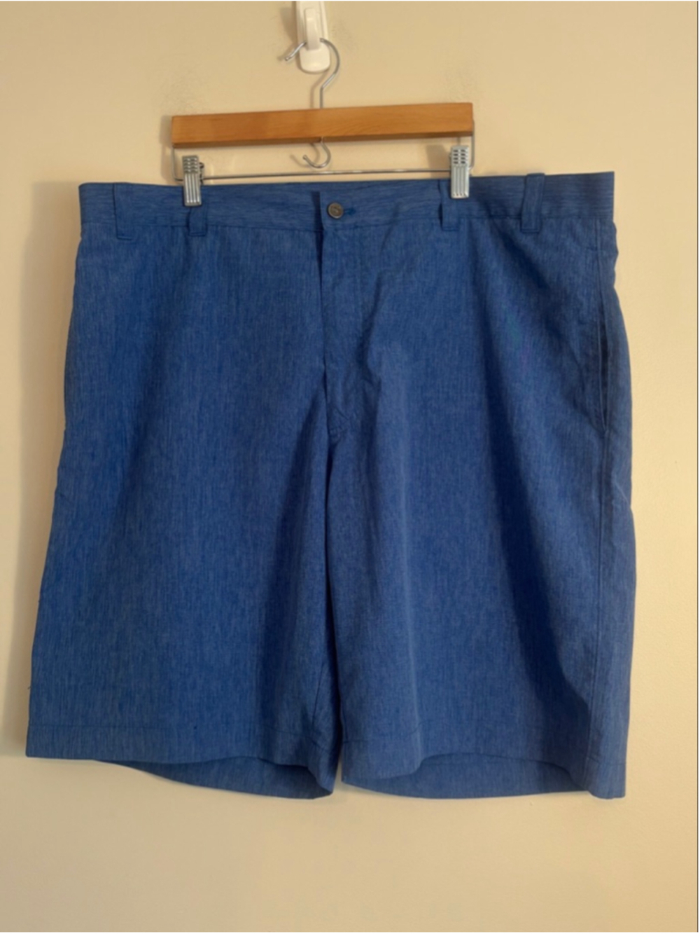 Callaway Blue Flat Front Performance Golf Shorts Men's Size 40